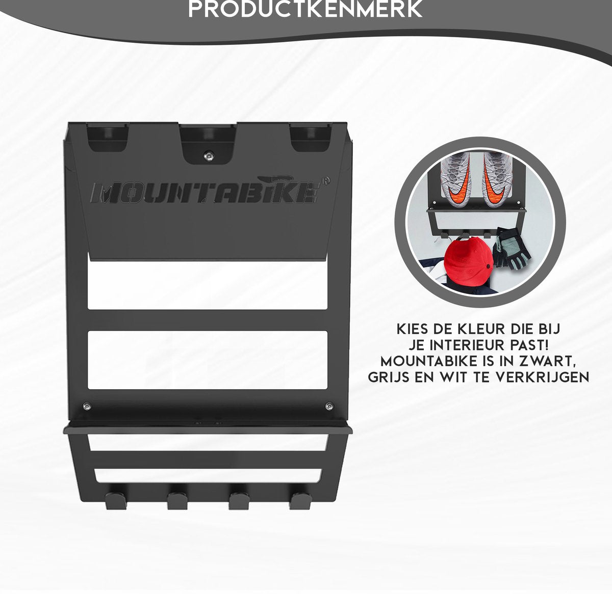 MountABike® WAVE Ophangsysteem - Zwart