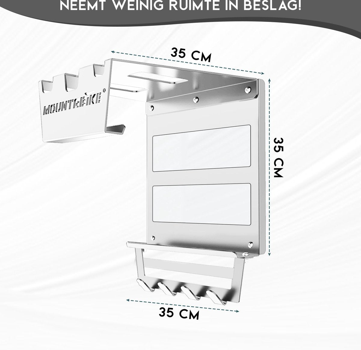 MountABike® WAVE Ophangsysteem - Zilver