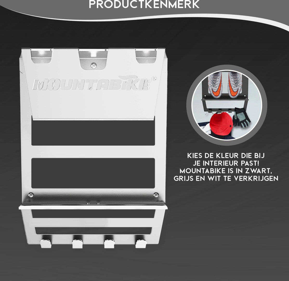 MountABike® WAVE Ophangsysteem - Zilver